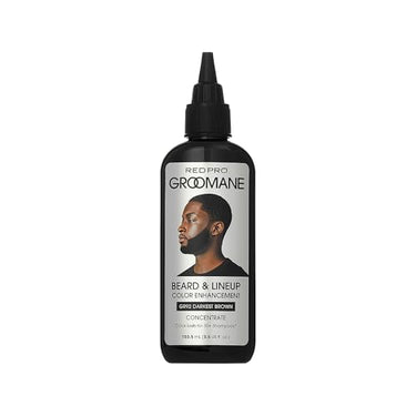 Red Pro Groomane Beard Color Darkest Brown GR92 - ANNS BEAUTY SUPPLY